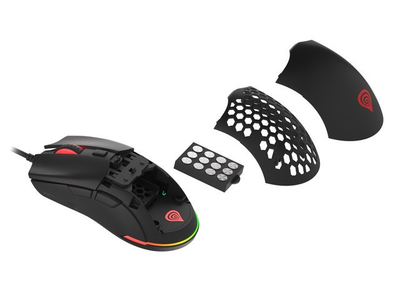 Maus gaming Genesis Krypton 750, optik 8000 DPI, RGB, i zi