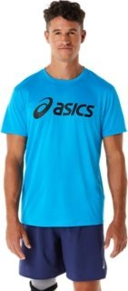 Bluzë sportive Asics Core Top 2011C334, për burra, material poliestër, blu e kaltër
