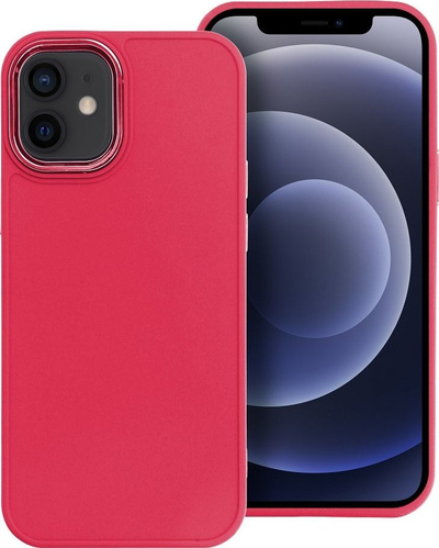 Mbrojtëse telefoni për iPhone 12 Mini, matte, me kornizë mbrojtëse, e zezë