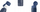 Shishe me filtër Wessper B2 Tritan Actitex, 0.5L, pa BPA, blu