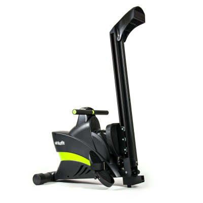 Makinë varkarie VirtuFit Ergometer Rowing Trainer Semi-Pro, me rezistencë që e rregullon vetë, me kompjuter trajnimi, e zezë