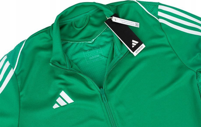 Bluza sportive adidas Tiro 23 League Training Jr IC7872, për kalamaj, poliester 100%, e gjelbër