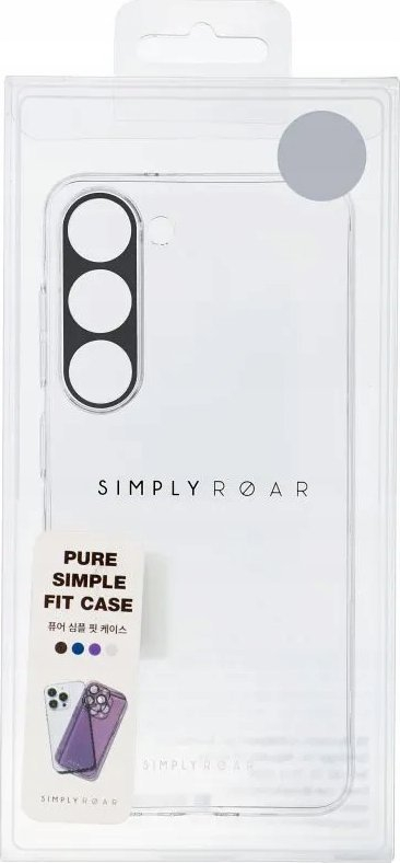 Kapak telefoni Roar Pure Simple Fit për Samsung Galaxy A54, plastikë fleksibël, shumë i hollë, transparent