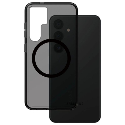 Mbulesë telefoni PanzerGlass CARE Case, MagSafe, për Samsung S24, e zezë smokey