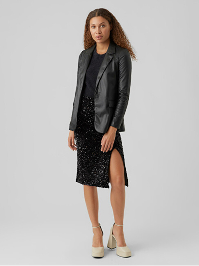 Xhaketë Vero Moda VMOLYMPIA Loose Fit 10274448 Black