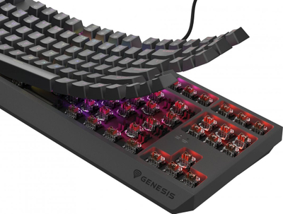 Tastierë Genesis Thor 230 TKL Outemu Brown, e zezë