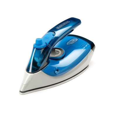 Hekur udhëtimi Black+Decker BXIR1000E, 1000W, me avull, blu