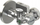 Valvul këndore Arco DUAL2902, 1/2" 3/4" 3/8", për lavatriçe, e kromuar