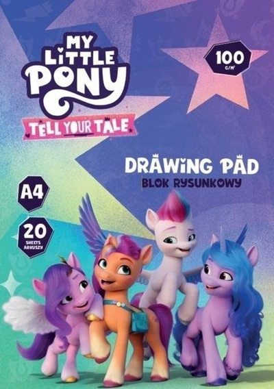 Bllok vizatimi Astra My Little Pony, A4, 20 fletë, paketim 10 copë