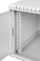 Kabinet mur për rrjet LEXI Net LX19 6U, 19", 520mm, 450mm, derë xhami, gri