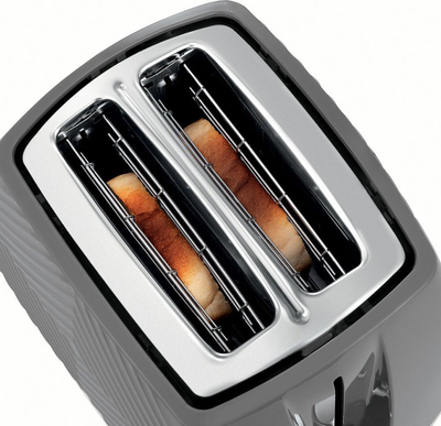 Toaster Russell Hobbs Groove 26392-56, 2 feta, gri