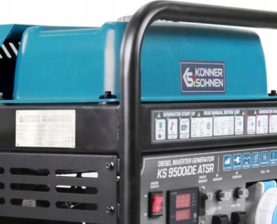 Agregat dizel Könner & Söhnen KS 9500DE ATSR, 10kW, inverter 230V, i zi