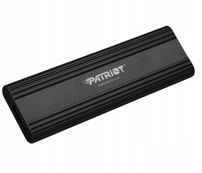 SSD i jashtëm Patriot Transporter Lite, 1TB, USB 3.2 USB C, i zi