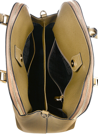 Çantë dore Coccinelle Dafne, khaki, woman