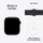 Apple Watch Series 10 GPS, 42mm, Jet Black Aluminum Case with Black Sport Band, S/M