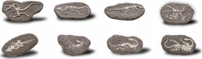 Lodër dinosauri për gërmime, figurë e madhe, gur gërmimi, ngjyra MIX