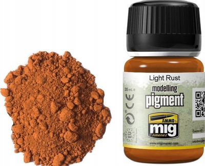 Pigment modelimi Ammo by Mig, Light Rust, 35 ml, ngjyrë ndryshku e çelët