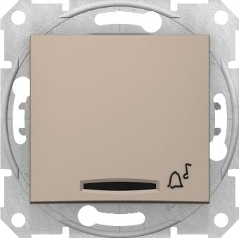 Buton zileje Schneider Electric Sedna SDN1600468, me LED, sateni