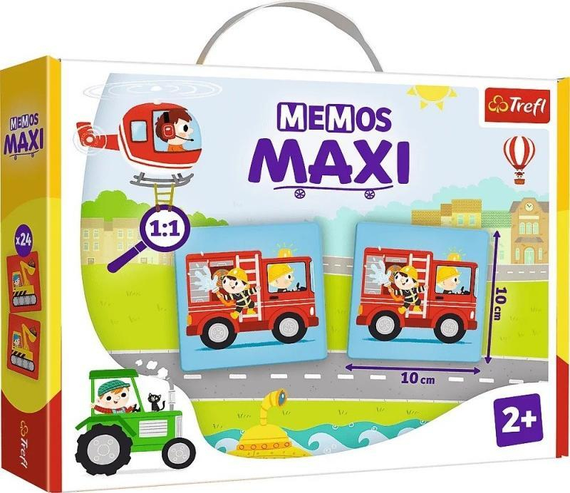 Lojë edukative Trefl Memos Maxi Vehicles, + 24 m