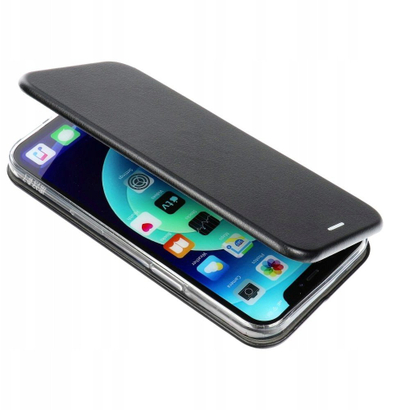 Futrollë libri OEM Elegance për iPhone 17 Pro, lëkurë eco, me magnet, e zezë