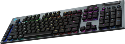 Tastierë për lojëra Logitech G915 X LIGHTSPEED, wireless, profil i ulët, e zezë