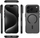 Mbulesë telefoni 4smarts Design Case Aero për iPhone 17 Pro, MagSafe, e zezë