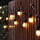 Drita dekorative Light String LG1000020, 20 LED, 12.5 m, kabëll i zi, dritë e bardhë e ngrohtë