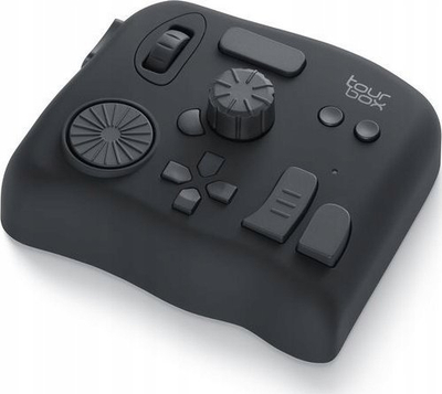 Kontroller kreativ TourBox NEO, me kabllo, programueshëm, ngjyrë e zezë