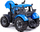 Traktor lodër Polesie Progres 91215, me mekanizëm inertial, plastik, blu