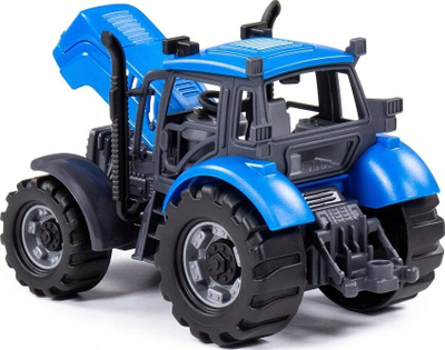 Traktor lodër Polesie Progres 91215, me mekanizëm inertial, plastik, blu