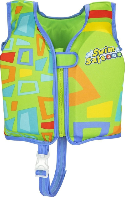 Jeletkë noti Bestway Swim Safely Aquastar Fabric Swim Vest M/L, për fëmijë 3 6 vjeç, ngjyra të përziera