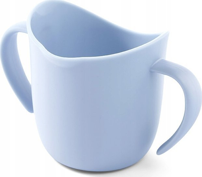 Gotë trajnimi BabyOno Ergonomic Mug with Ears, 120ml, 6m+, ngjyrë mint