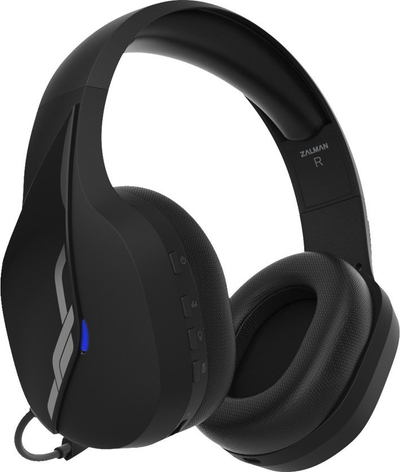 Kufje gaming pa tela Zalman HPS700, 7.1, me mikrofon, të zeza