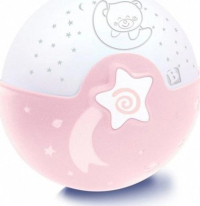 Projektor 2 në 1 për krevat bebe Infantino 4908N, me sensor qarje, rozë