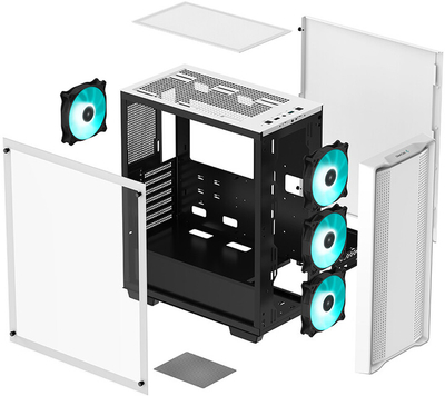 Kasë kompjuteri DEEPCOOL CC560, e bardhë