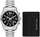 Set për meshkuj Michael Kors MK1091SET, orë dore + kuletë për karta