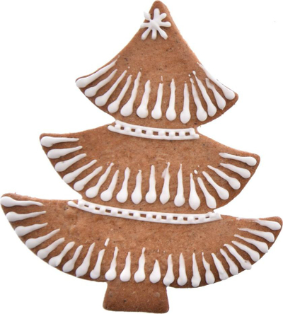 Kallëp torte Orion Christmas Tree, prej çeliku inox, për Krishtlindje, ngjyrë argjendtë