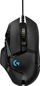 Set maus gaming Logitech G502 Hero + mauspad G640 SE, 25600 DPI, me kabllo, i zi