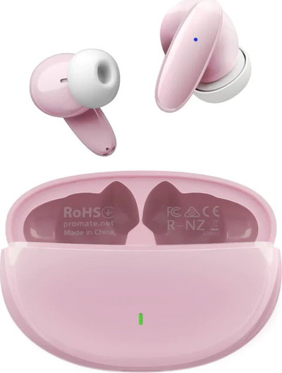 Слушалки TWS Bluetooth Promate Lush, стерео, безжични, црни