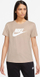 Bluzë Nike Essentials Club Tee për goca, 100% pambuk, M, bezhë