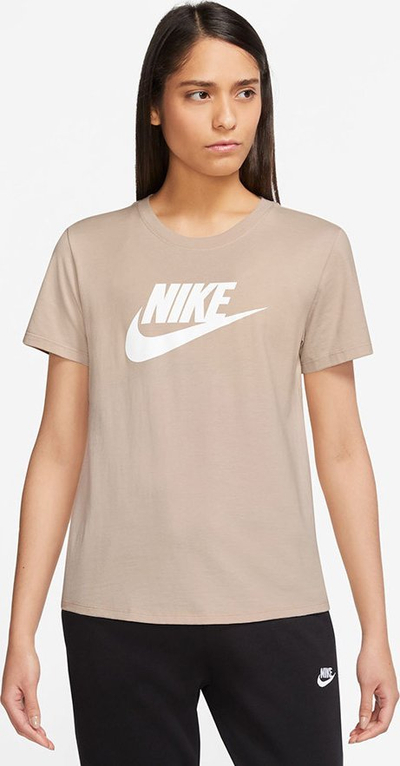 Bluzë Nike Essentials Club Tee për goca, 100% pambuk, M, bezhë