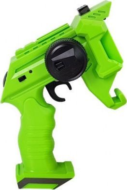 Lodër makinë me pult Lean Sport Pistol Launcher Car 2 në 1, me disqe shkumë, 2.4G, jeshile