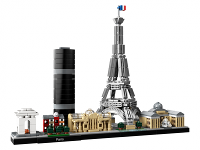 Set LEGO Architecture Paris 21044, 694 pjesë, dekorativ, shumëngjyrësh