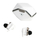 Kufje wireless HIFIMAN SVANAR Wireless JR, Bluetooth, ANC, të bardha