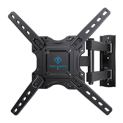Mbajtëse muri TV Perlesmith PSMFK12, 26-60", 35 kg, VESA 400 x 400, e zezë