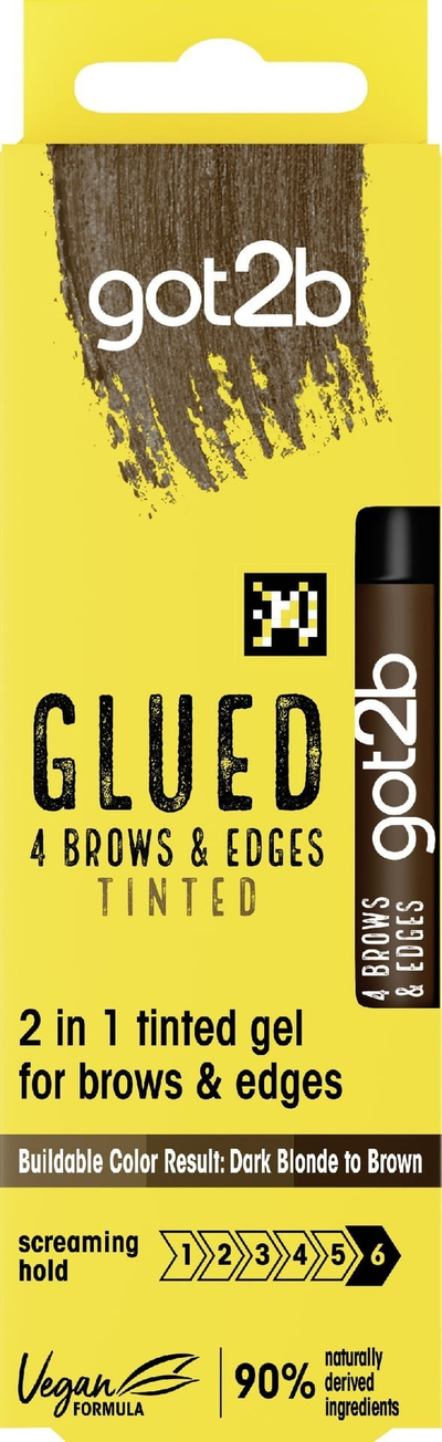 Xhel për vetulla Got2b Glued 2 në 1, 16ml, ngjyrë kafe