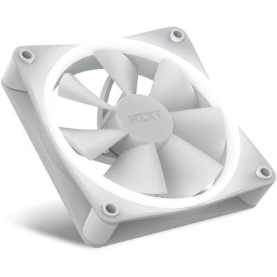 Ventilator NZXT F120 RGB, 120mm, i bardhë