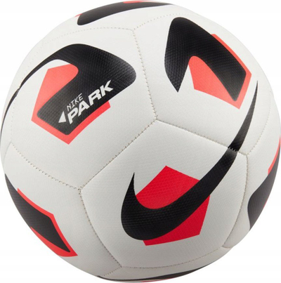 Top futbolli Nike Park Team 2.0 DN3607 100, 12 panele, fushë me bar natyral, i bardhë