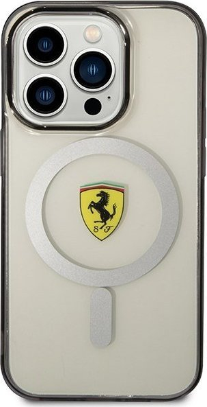 Mbrojtëse telefoni Ferrari Outline MagSafe për iPhone 14 Pro Max, transparente