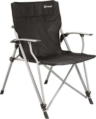 Karrige kampingu Goya Folding Camping Arm Chair, çelik, palosme, e zezë